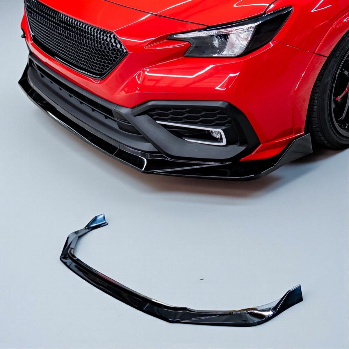 2022-2025 Subaru Wrx Front Lip V3 GlossBlack