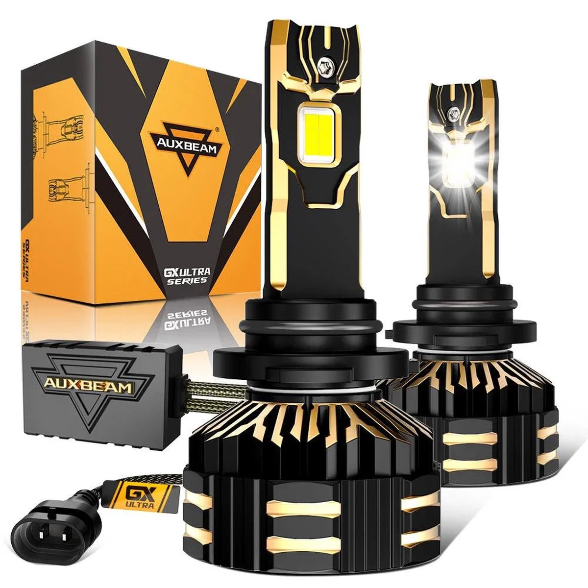 9006Hb4 Led Headlight Bulbs 240W 40000Lm Gx-Ultra Series 6500K Cool White 2 Bulbs 9006Hb4