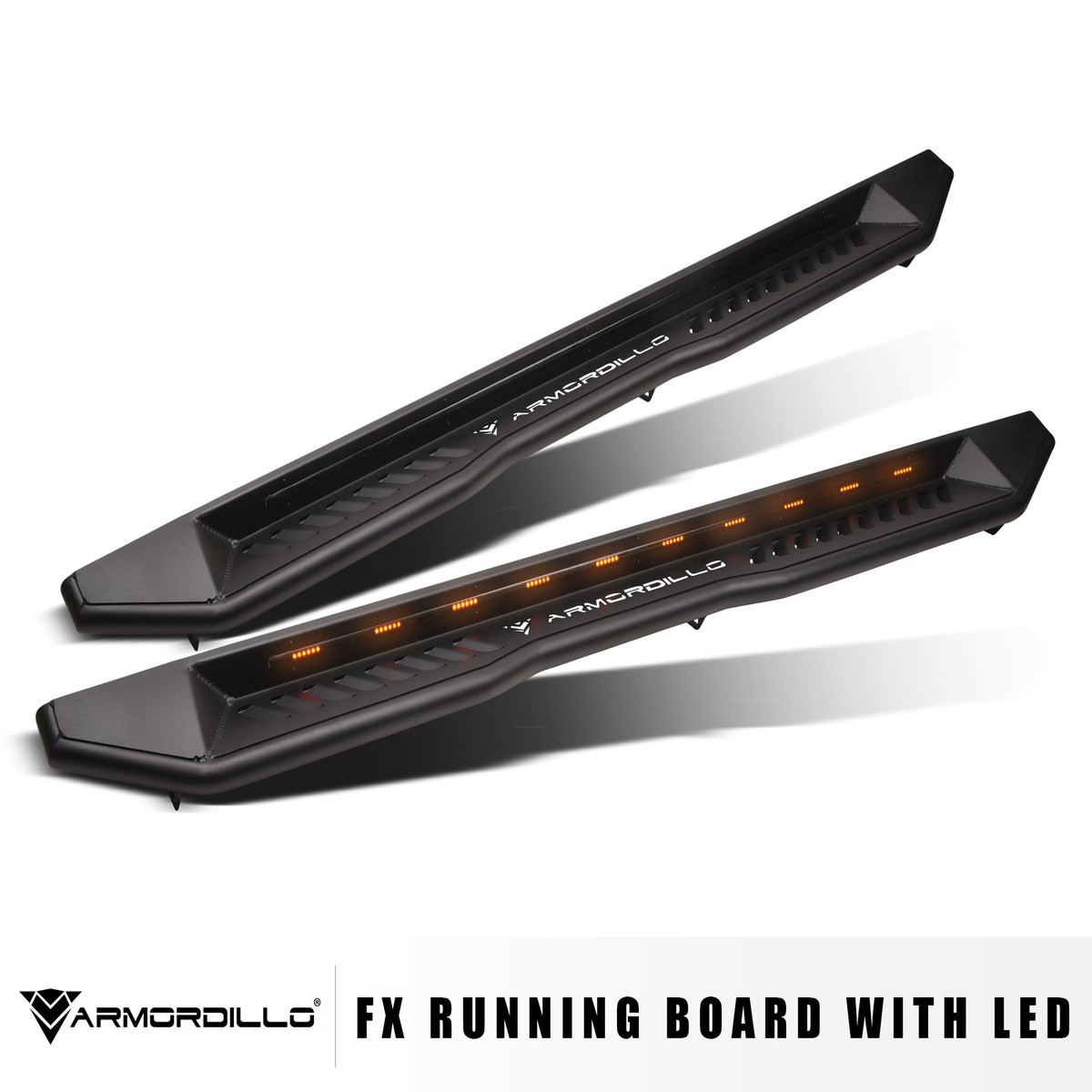Armordillo 2022-2025 Toyota Tundra Fx Running Board W Led - Matte Black