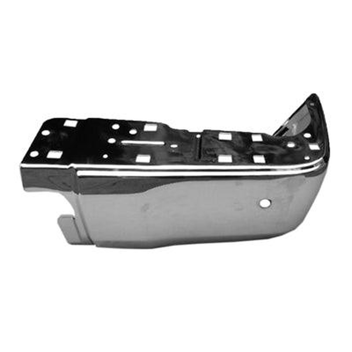 Bumper End Rear Passenger Side Toyota Tundra 2014-2021 With Sensor Hole Chrome To1105124