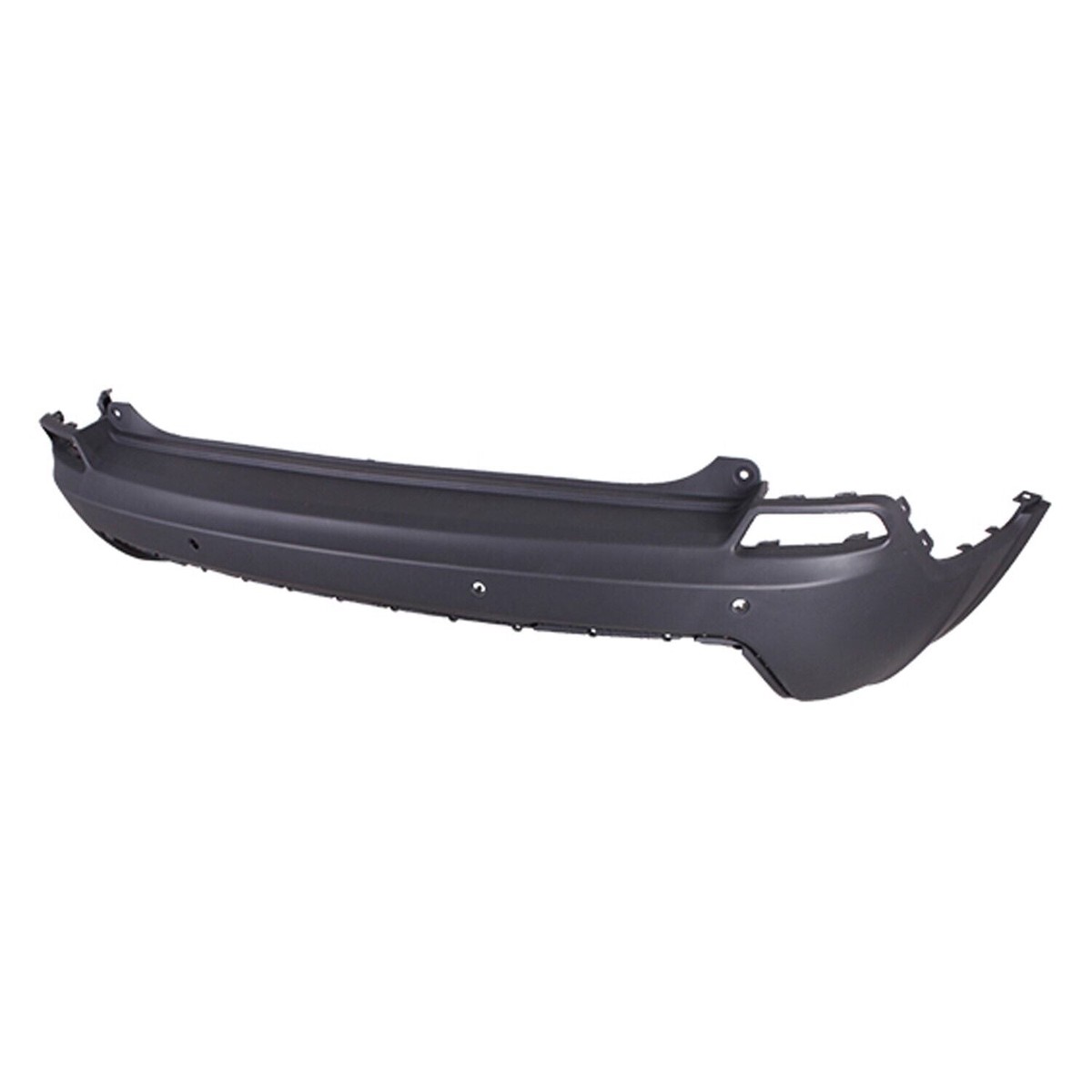 Bumper Rear Driver Side Jeep Cherokee 2019-2023 Textured Black Without Advanced Prak Sensor With 4 Park Assist Sensor Ch1100A47 - Hunt Parts
