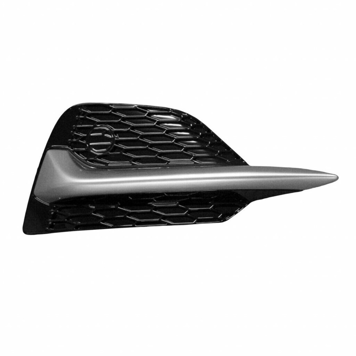 Grille Front Passenger Side Nissan Qashqai 2020-2022 Ptd Black With Silver Molding Ni1039171 - Hunt Parts