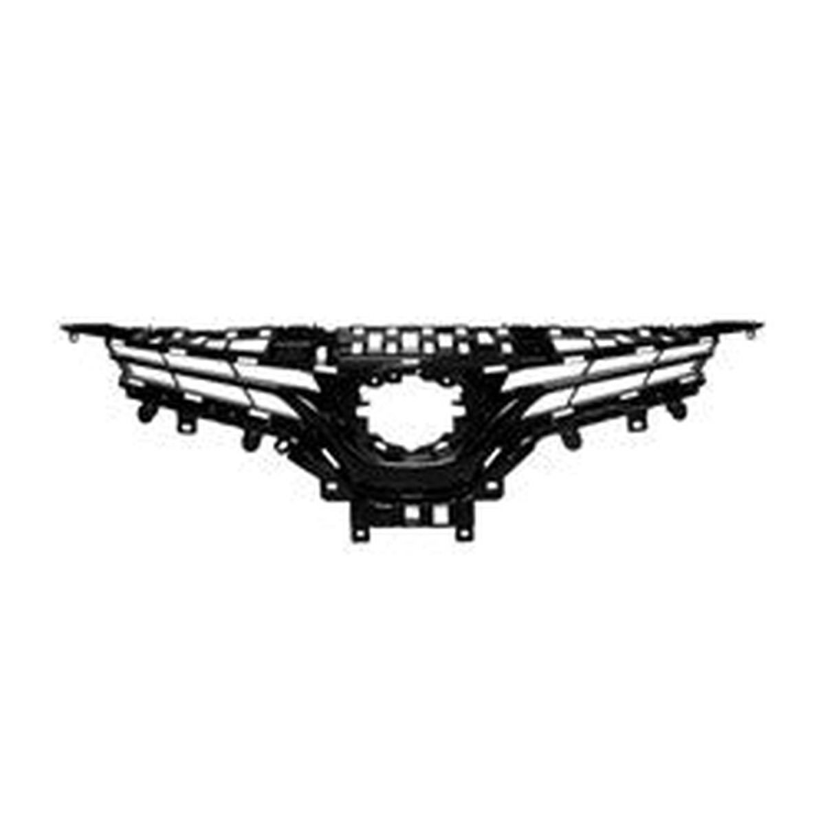 Grille Glossy Toyota Camry 2018-2020 Black Without Surround View Xle To1200420U - Hunt Parts