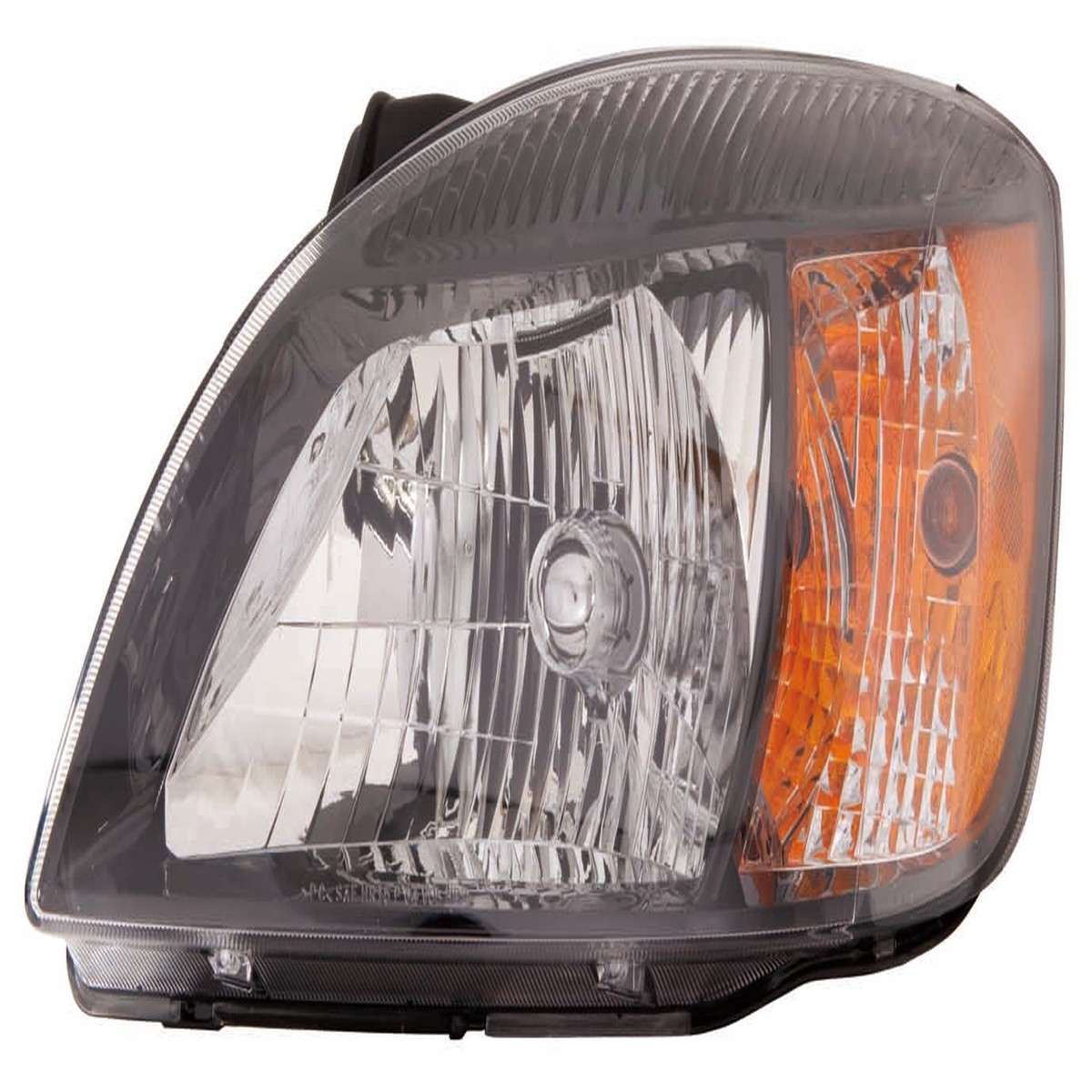 Head Lamp Driver Side Kia Rio Sedan 2010-2011 Black Bezel Capa Ki2502153C - Hunt Parts