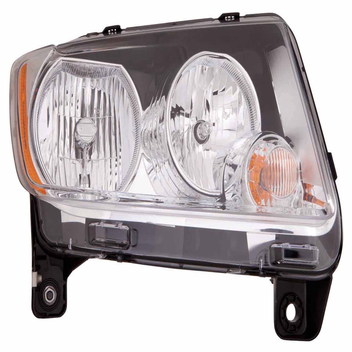Head Lamp Passenger Side Jeep Compass 2011-2013 Code Lmb Without Black Trim Without Leveling Capa Ch2519139C - Hunt Parts