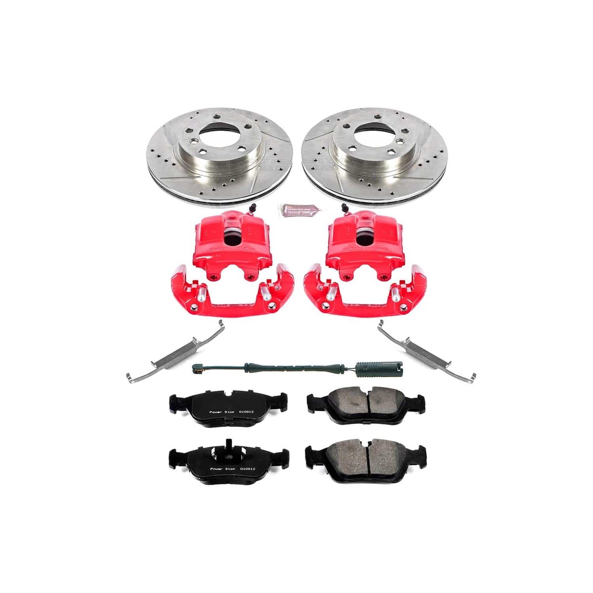Power Stop 92-98 Bmw 318I Front Z23 Evolution Sport Brake Kit WCalipers