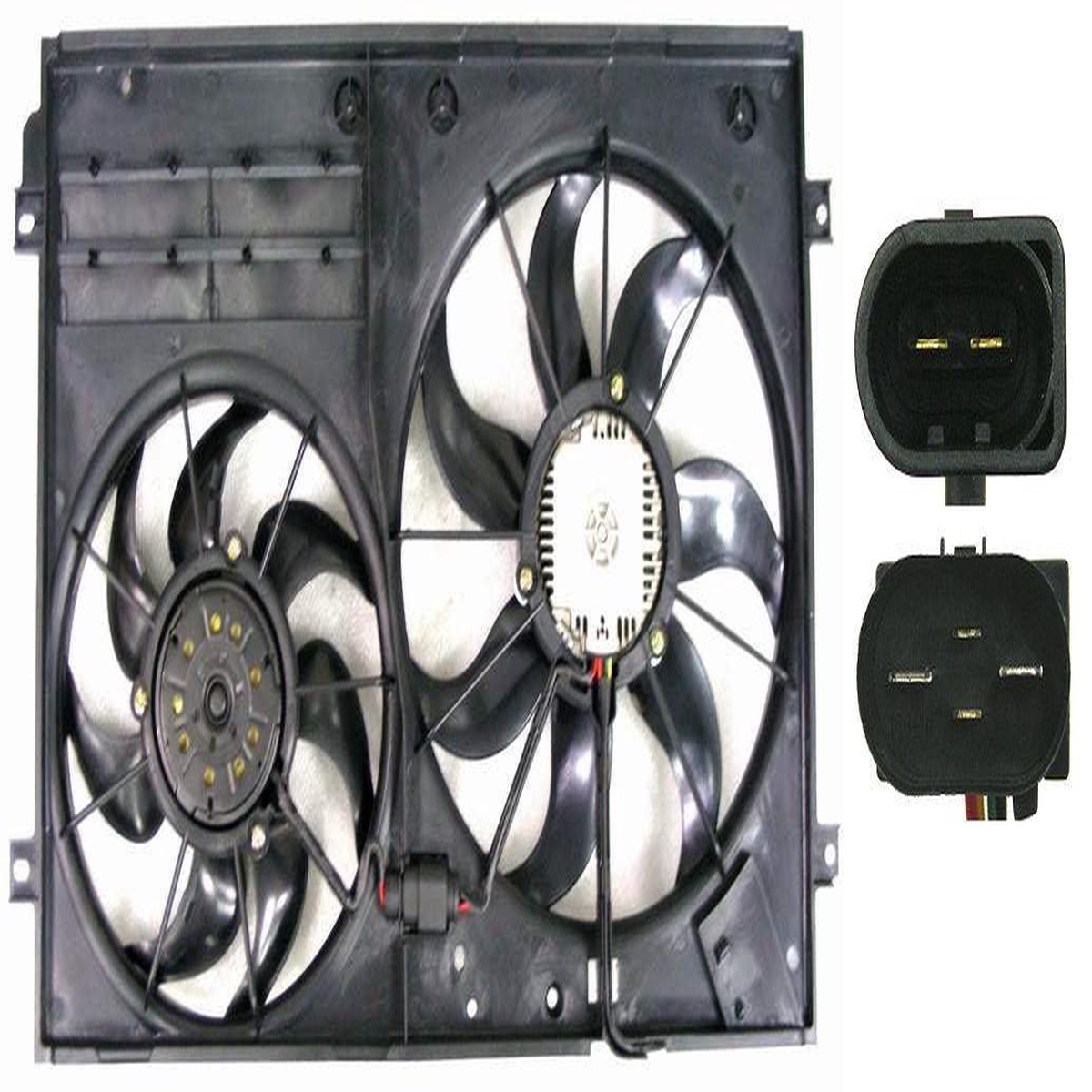 Radiator Volkswagen Golf 2006-2007 Fan Assymbly Vw3117106