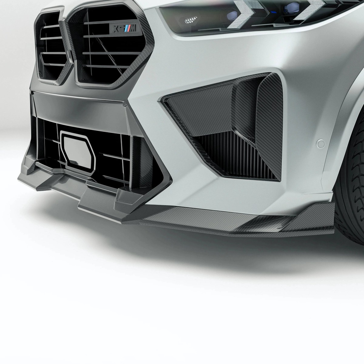 Revozport Carbon Fiber Front Lip Diffuser For Bmw M F95 Lci (2023)