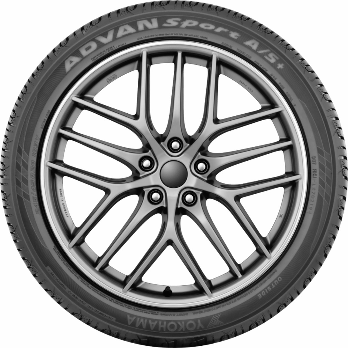 Yokohama Advan Sport AS Tire - 25545R18 99Y