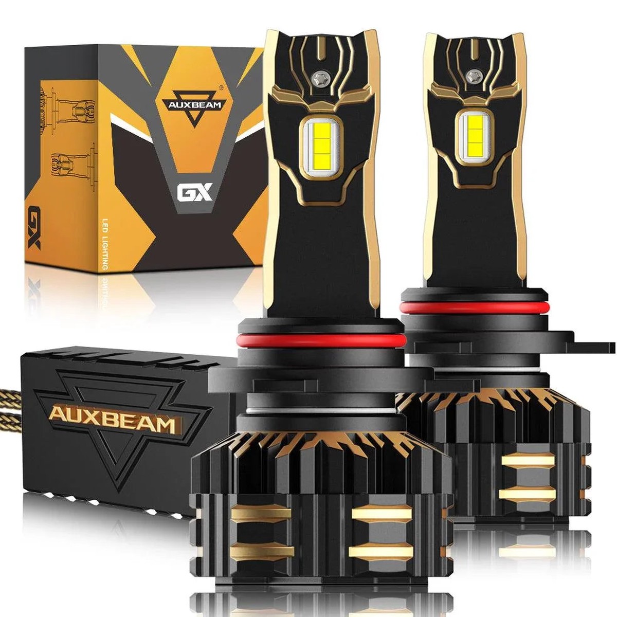 9012Hir2 Led Headlight Bulbs 120W 25000Lm Gx Series Brightest 6500K Cool White 2 Bulbs 9012Hir2