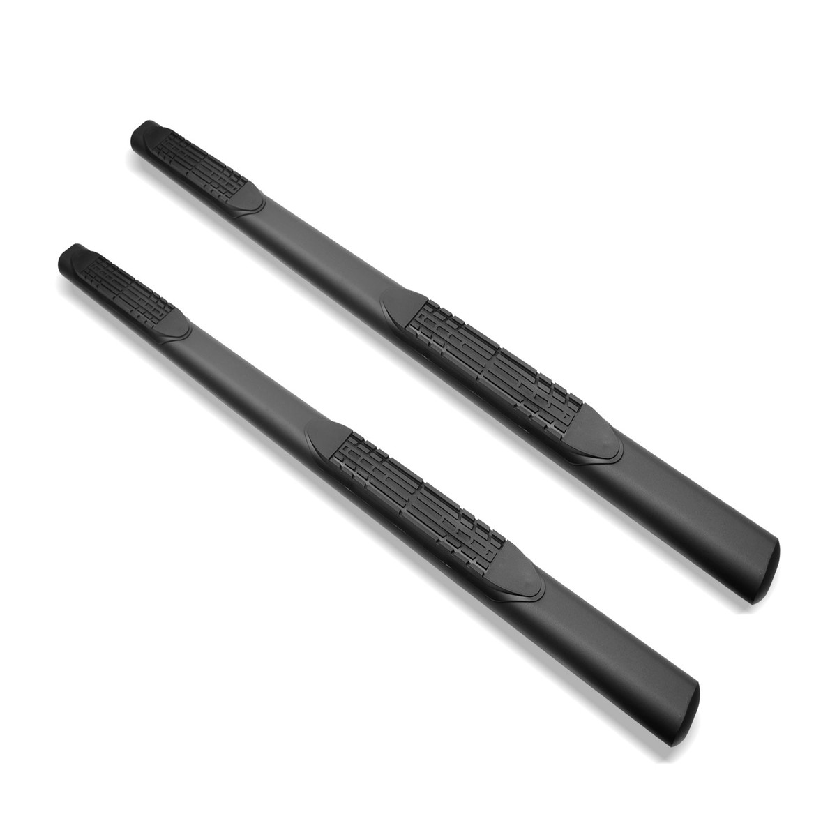 Armordillo 1999-2018 Gmc Sierra - Crew Cab - Body Mount 4 Oval Step Bar -Matte Black