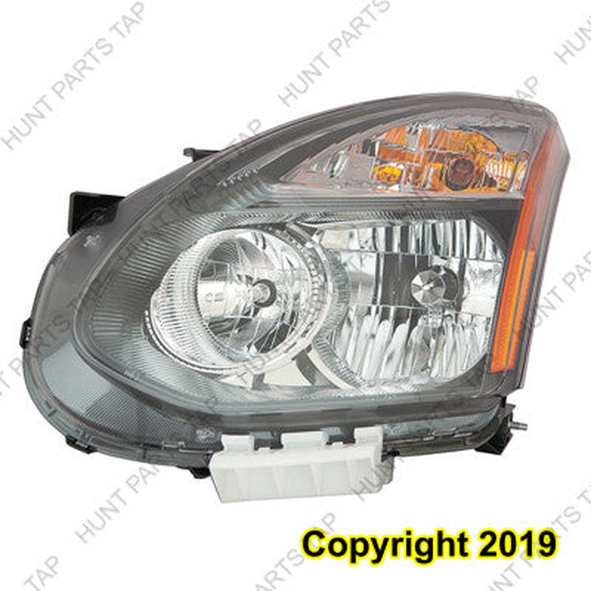 Head Lamp Driver Side Nissan Rogue 2014-2015 Halogen With Black Bezel Select Japan Built Capa Ni2502231C – Hunt Parts