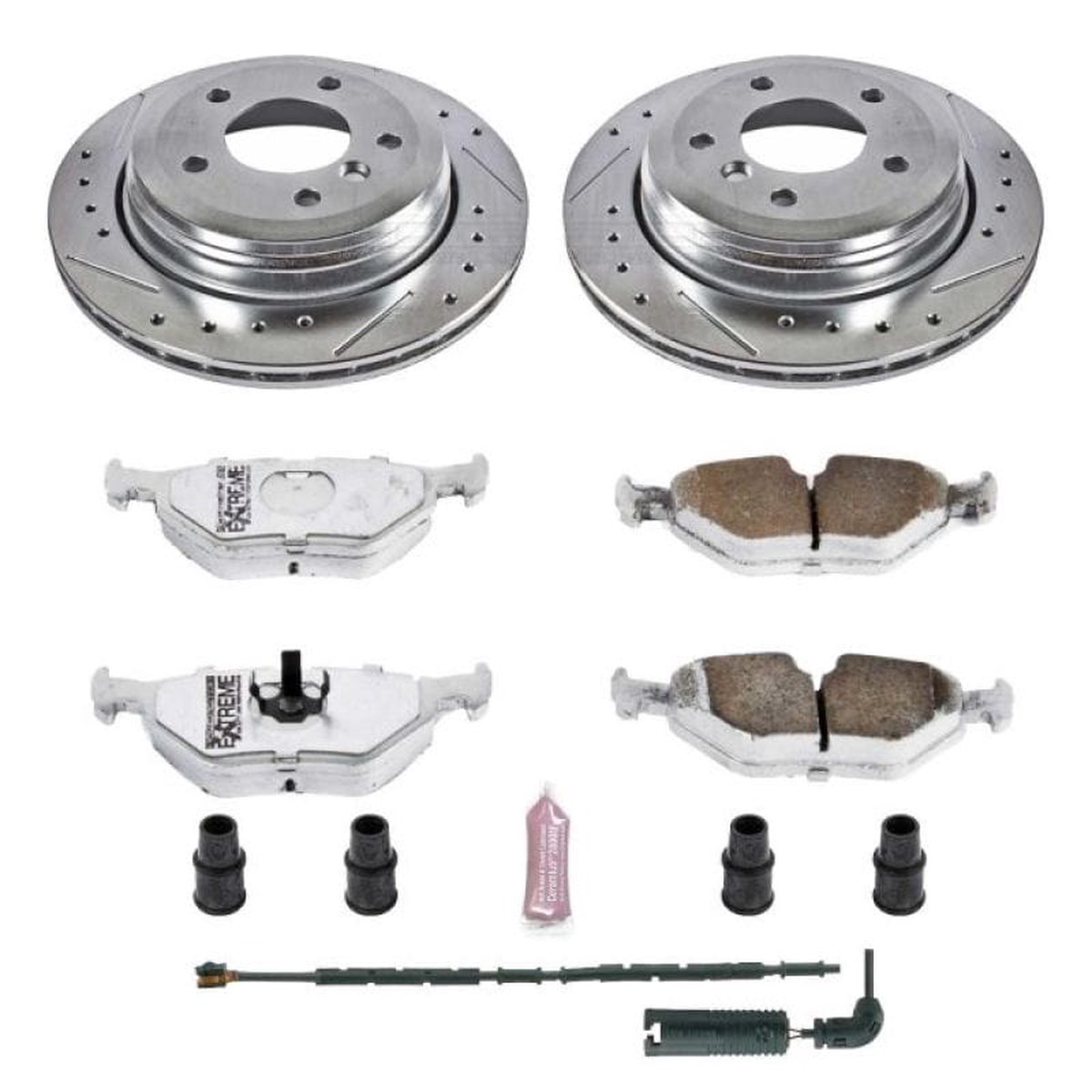 Power Stop 01-05 Bmw 325Xi Rear Z26 Street Warrior Brake Kit