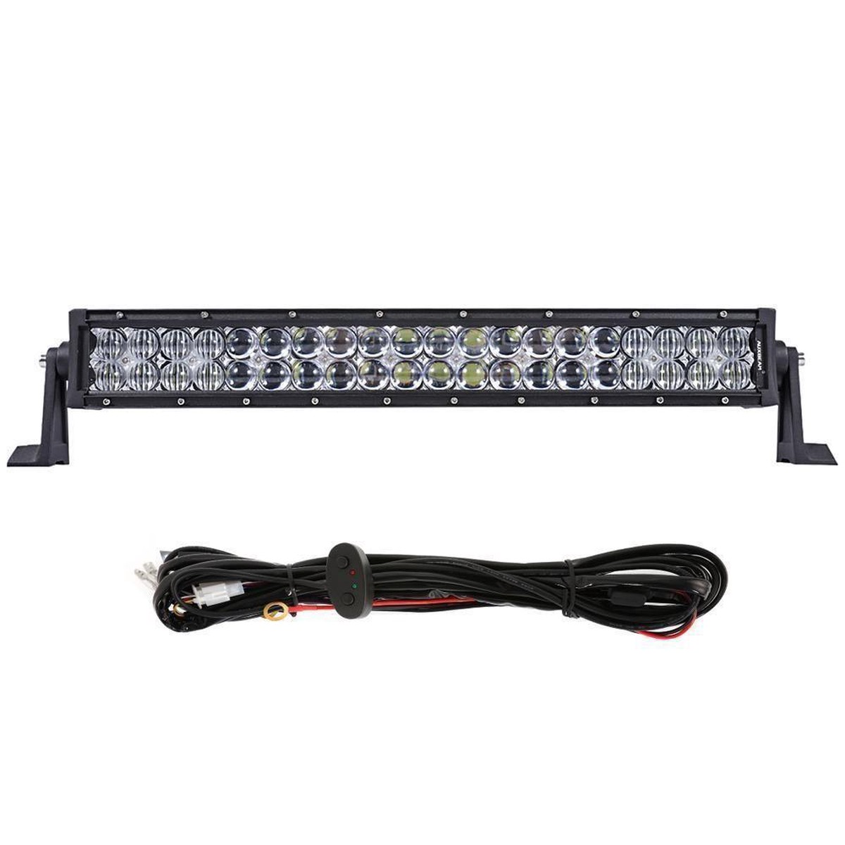 22 Inch 5D Series StraightCurved Combo Beam Double Row Led Light Bar For Suv Atv Utv Trucks Pickup Boat 22-120WStraight