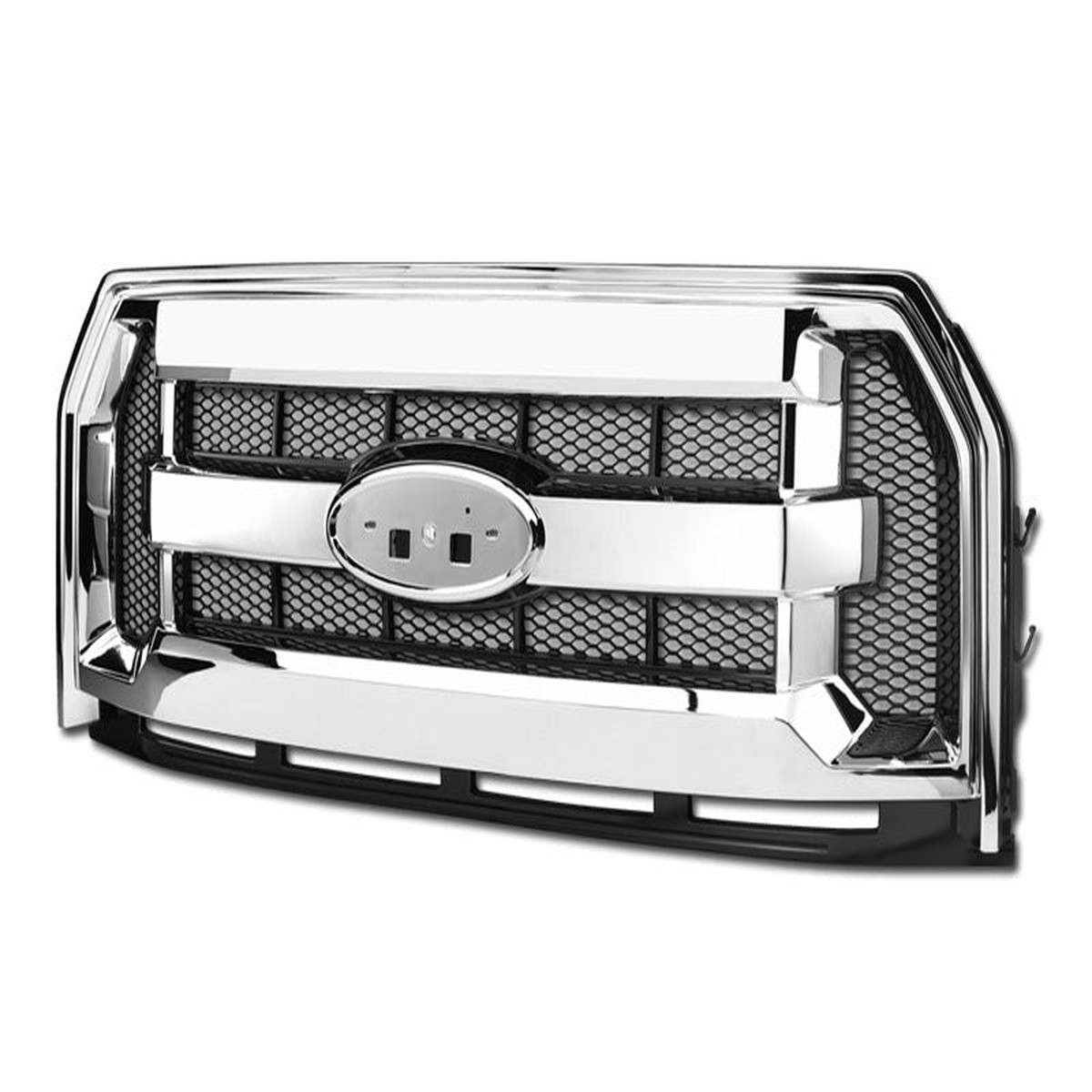 Armordillo 2015-2017 Ford F-150 Oe-Style Grille ChromeBlack