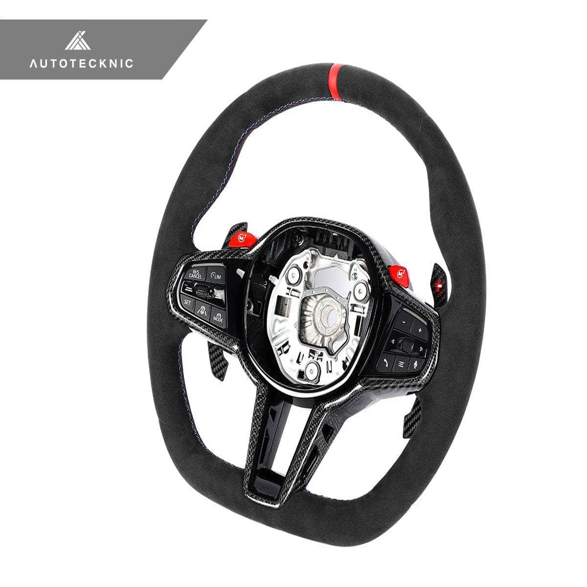 Autotecknic G8X Lci Alcantara Steering Wheel - G8X M2 M3 M4 G87M2YesAccActiveCruiseControlWithLedYes