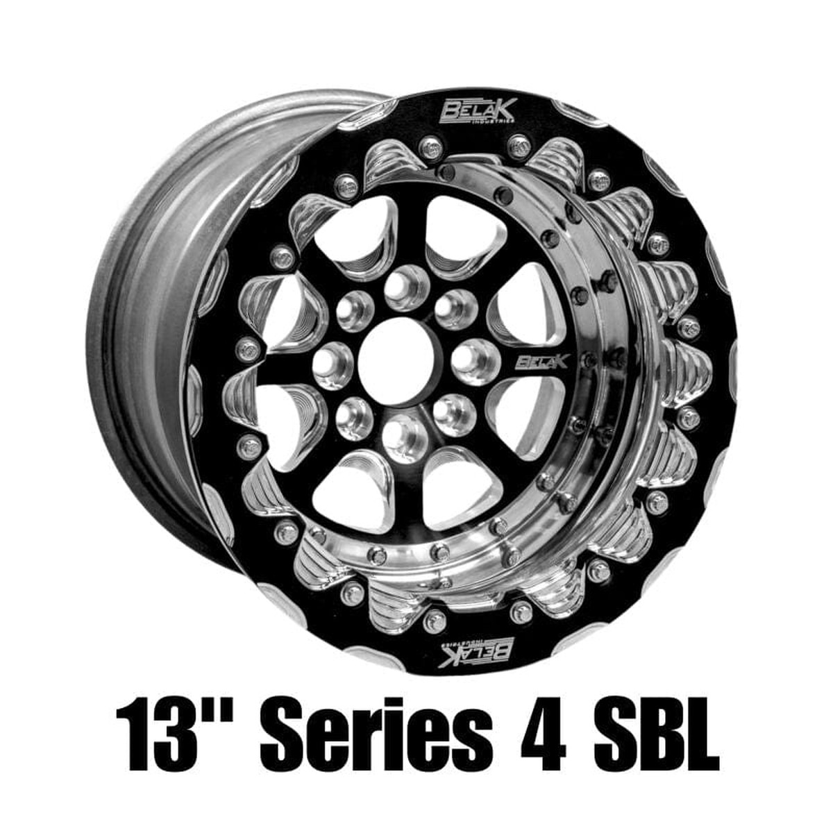 Belak 13 5In Bs 4 Bp High Pad Series 4 Wheel- Dbl Beadlock Billet (Small Brake Kit Req)