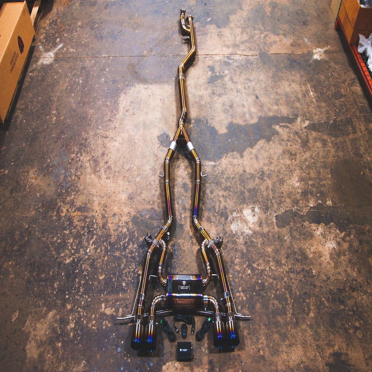 Bmw G8X M3 M4 Valved Sport Exhaust System AxlebackOnlyBrushedT304StainlessSteel4Chrom