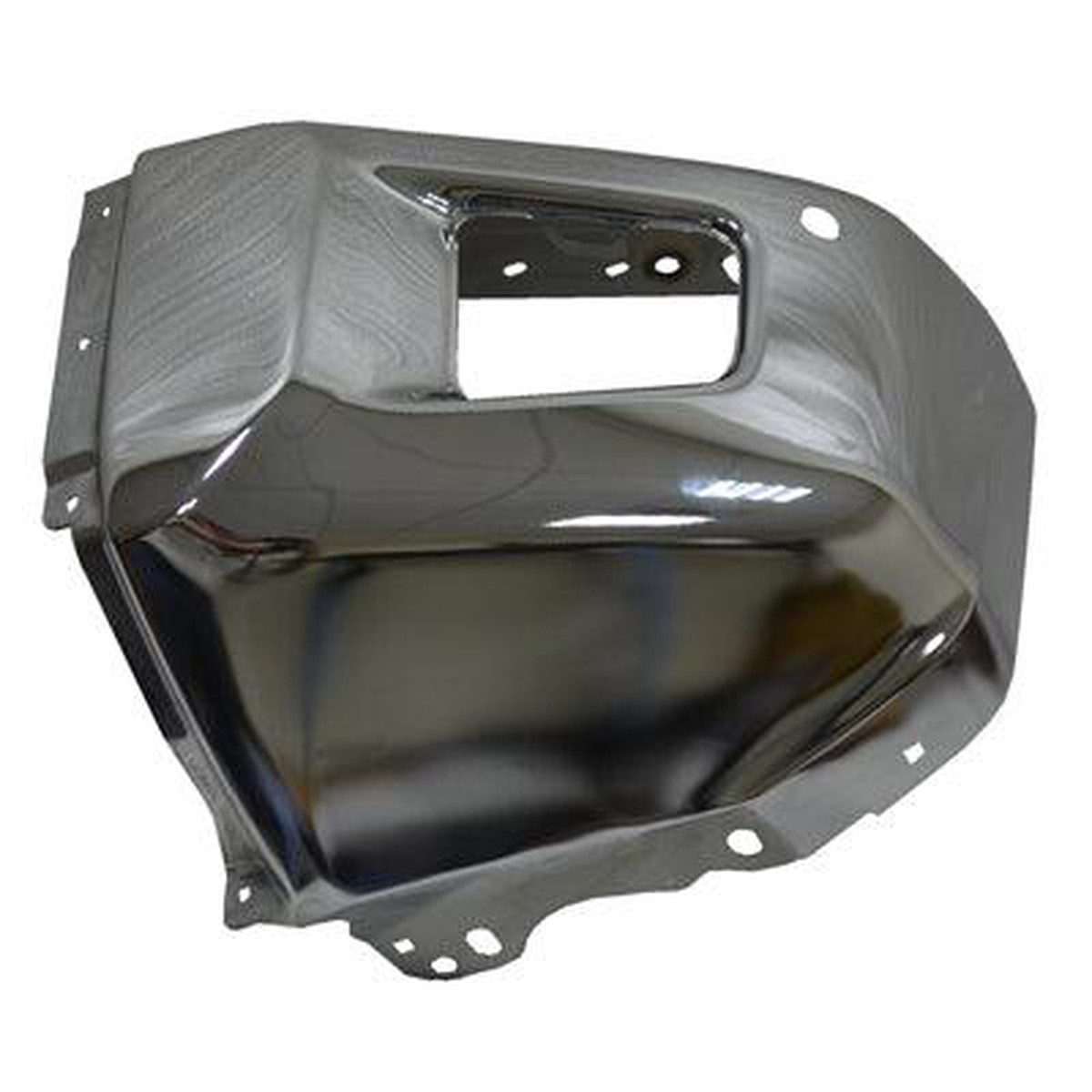 Bumper End Front Toyota Tundra 2014-2021 With Sensor Hole Chrome To1004185