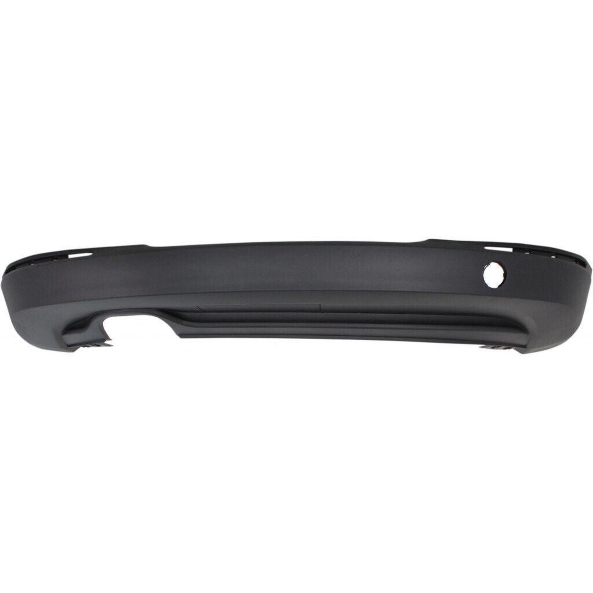 Bumper Rear Lower Volkswagen Tiguan 2009-2017 Textured Black Without SensorTrialer Hitch HoleR-Line Vw1115103