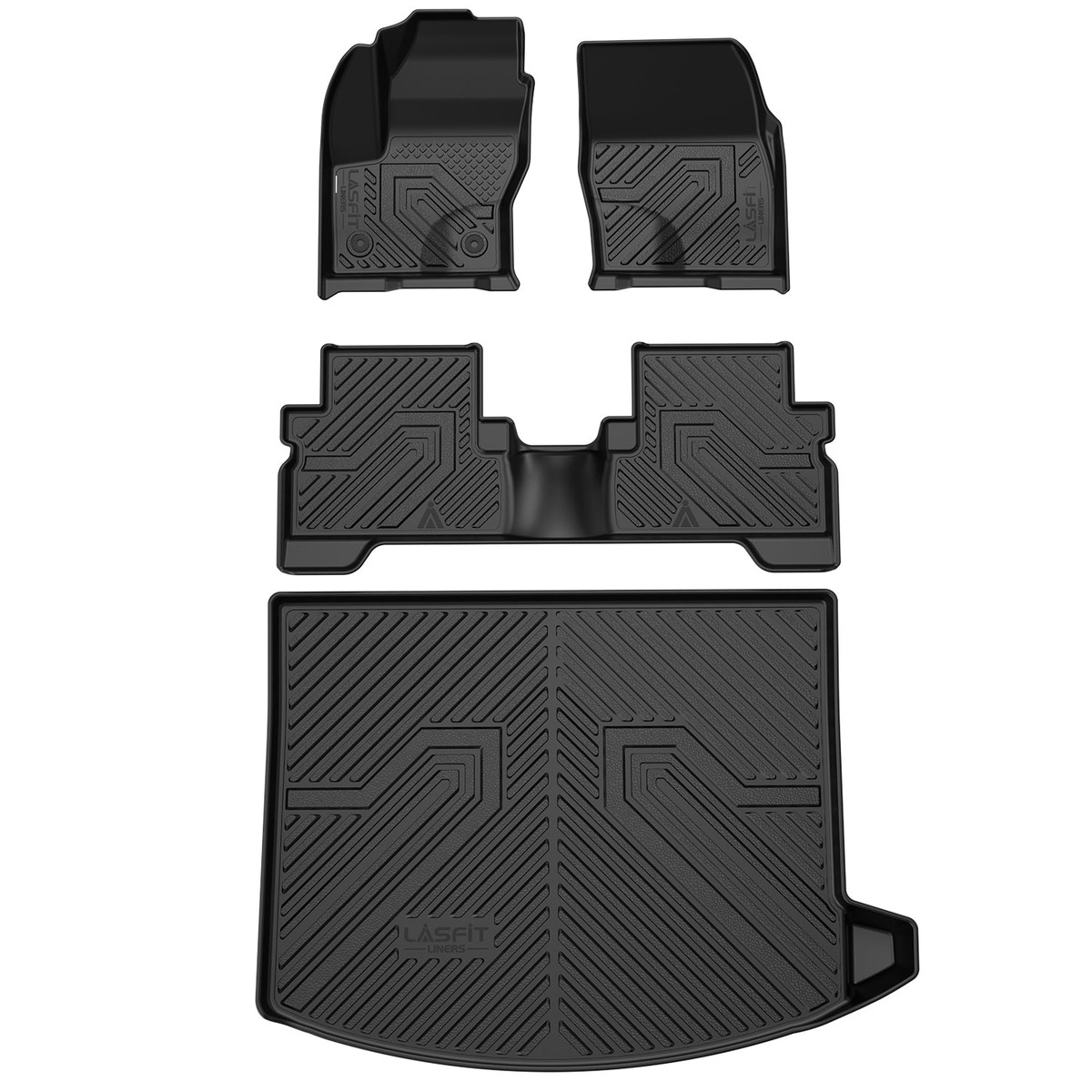 Fit For 2013-2019 Ford Escape Floor Mats Cargo Mat(With Lower Position) 1St2NdRowCargo