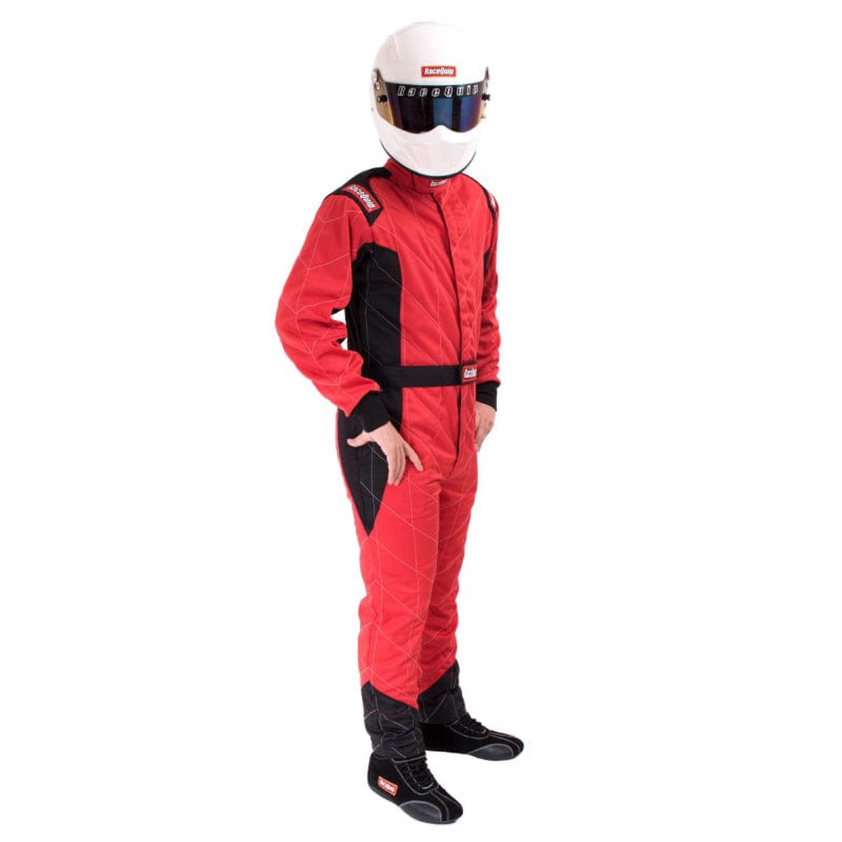 Racequip Red Chevron-5 Suit Sfi-5 - Large