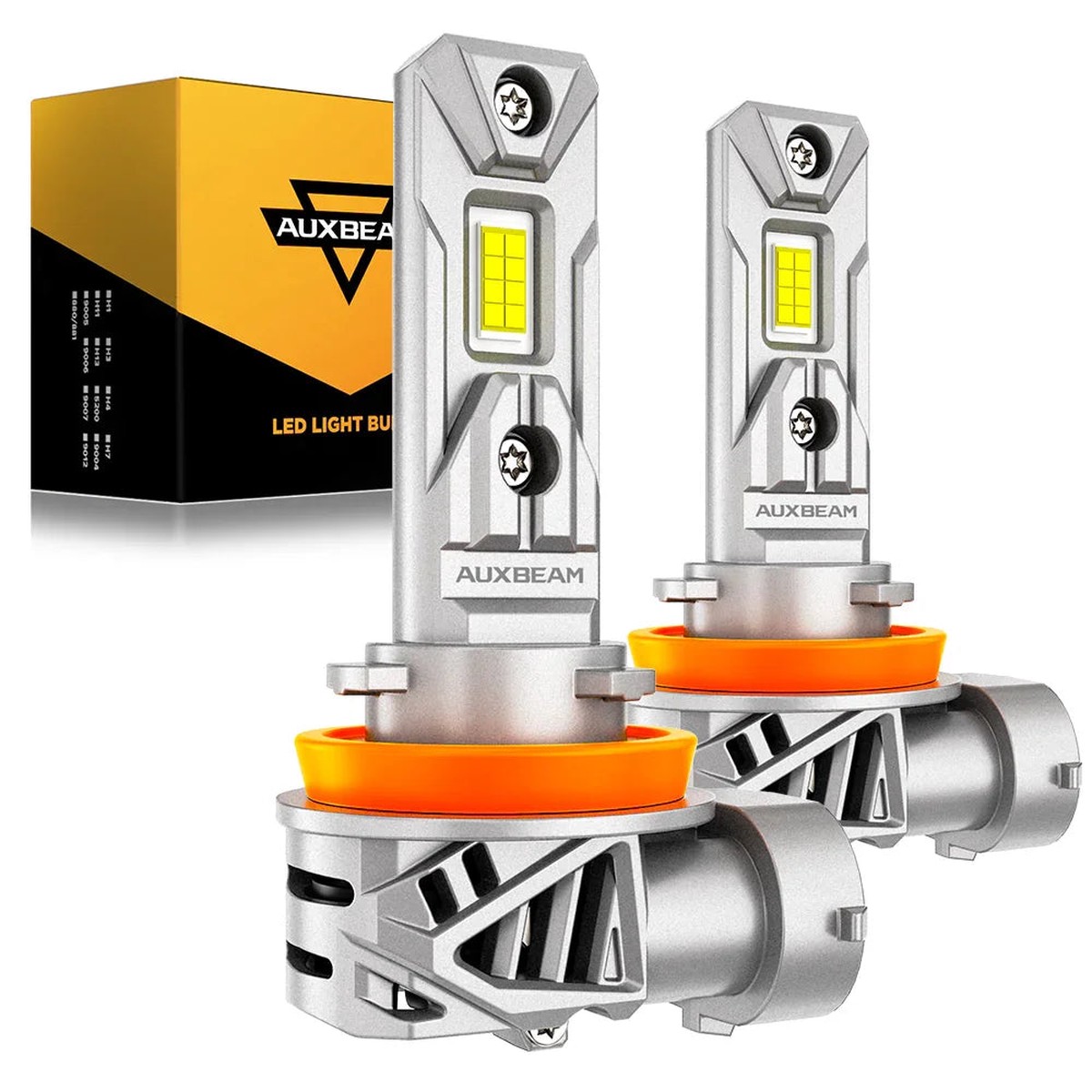 11 Size Plug-N-Play Q26 Series 20000Lm 70W Led Headlight Bulbs 6500K Cool White 2PcsH11H9H8