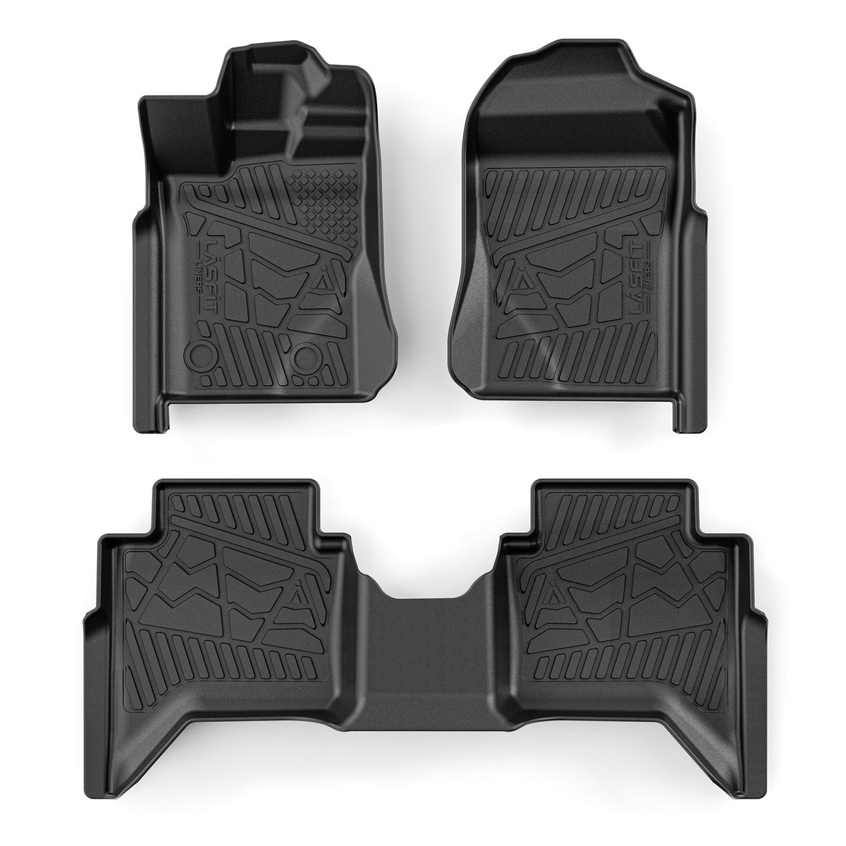 Fit For 2024-2025 Ford Ranger Tpe Floor Mats Fit Carpet Floor Only