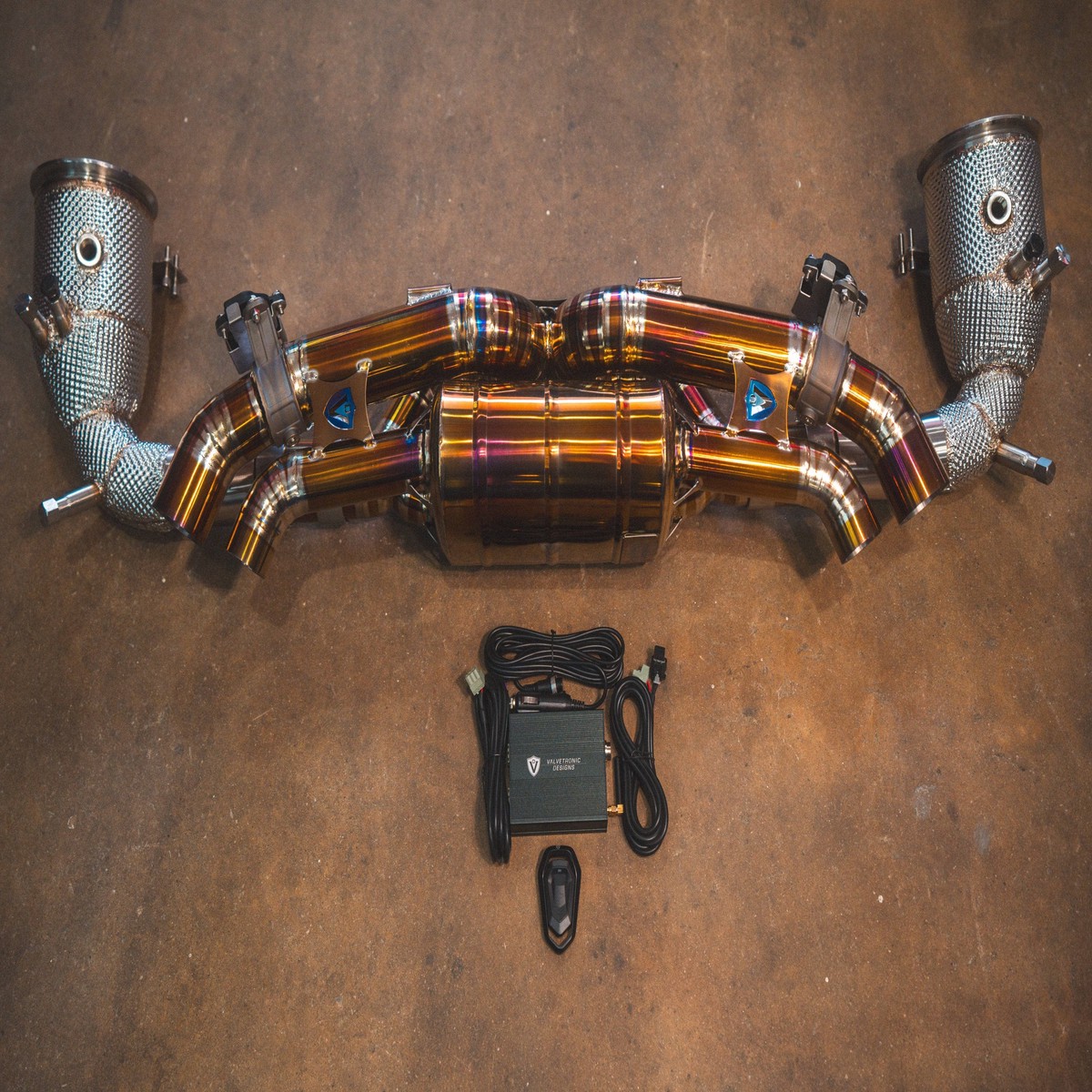 Valvetronic Valved Sport Exhaust System For Porsche 992 Carrera Turbo Grade5TitaniumSportCatbackSystem