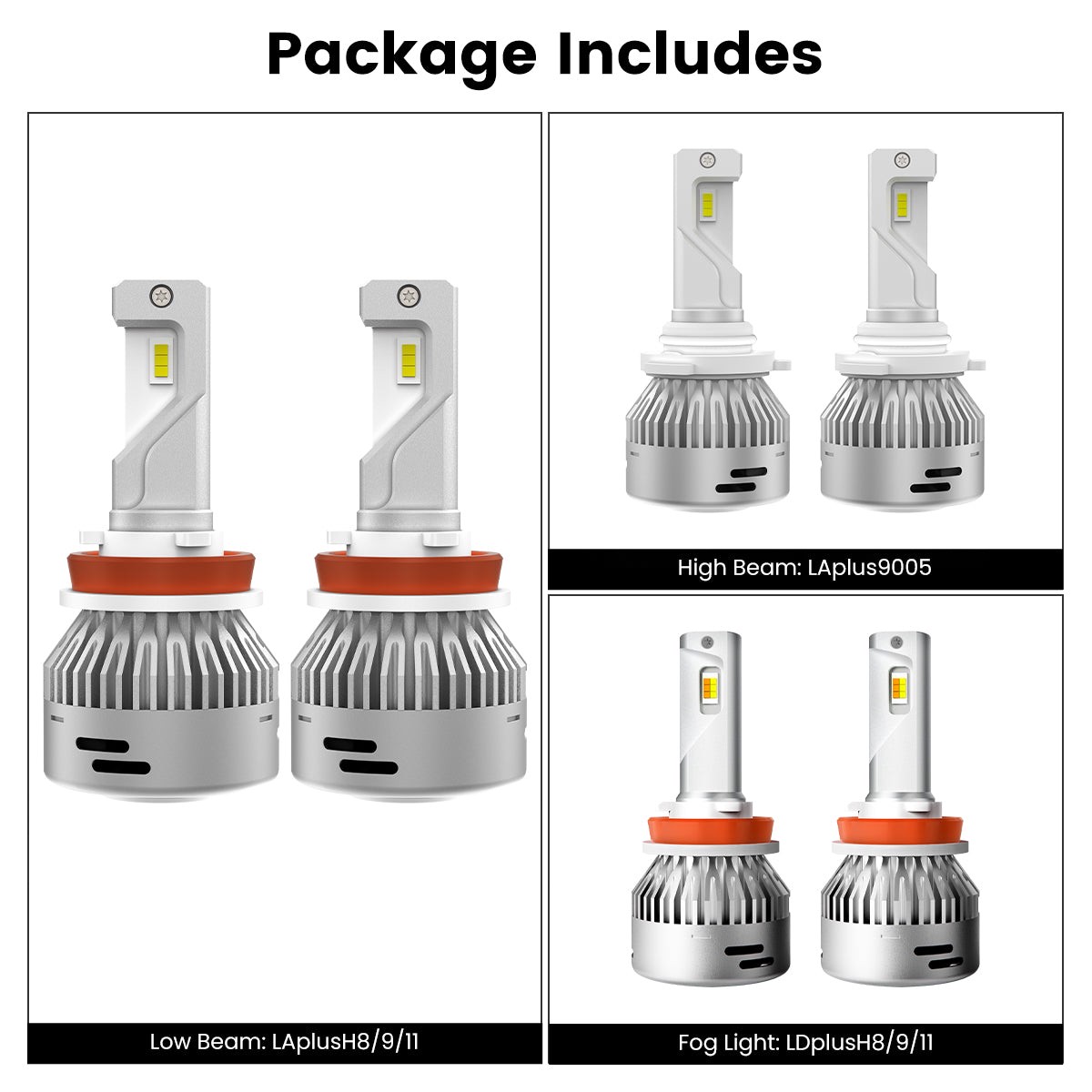 Fit For 2018-2024 Nissan Leaf Led Bulbs Upgrade Tested And Verified ComboPackage
