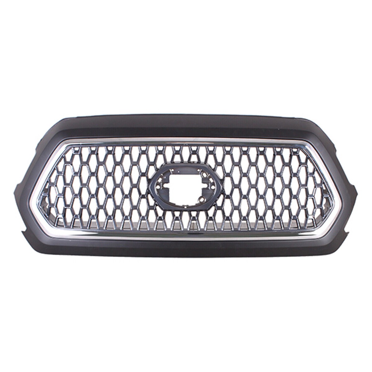 Grille Front Toyota Tacoma 2018-2019 Ptm With Wate Pattern CenterChrome Outer Molding For Trd SprtOffront Oad To1200476 – Hunt Parts