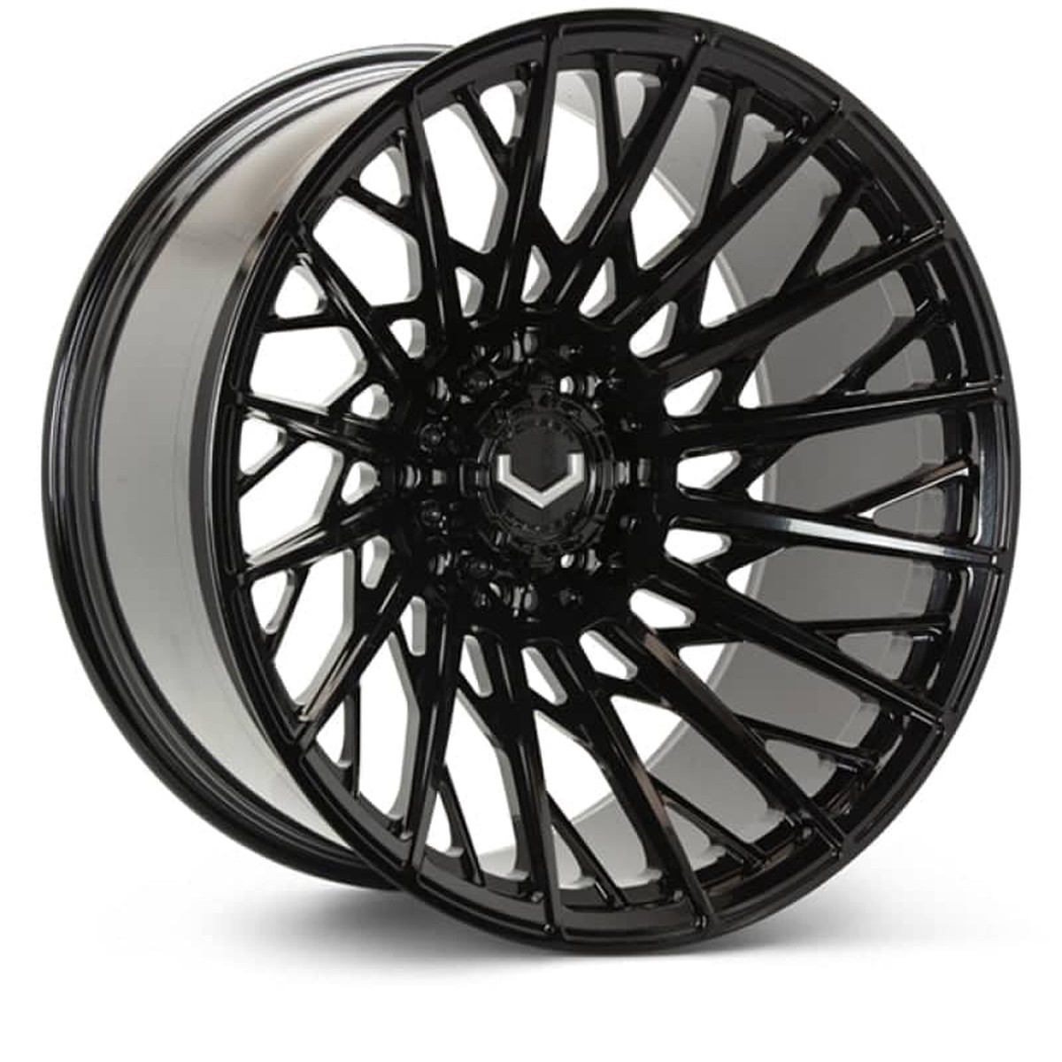 Vossen Vfx-02T 20 8 1 – Et18 – Super Deep – 1251 – Gloss Black Wheel