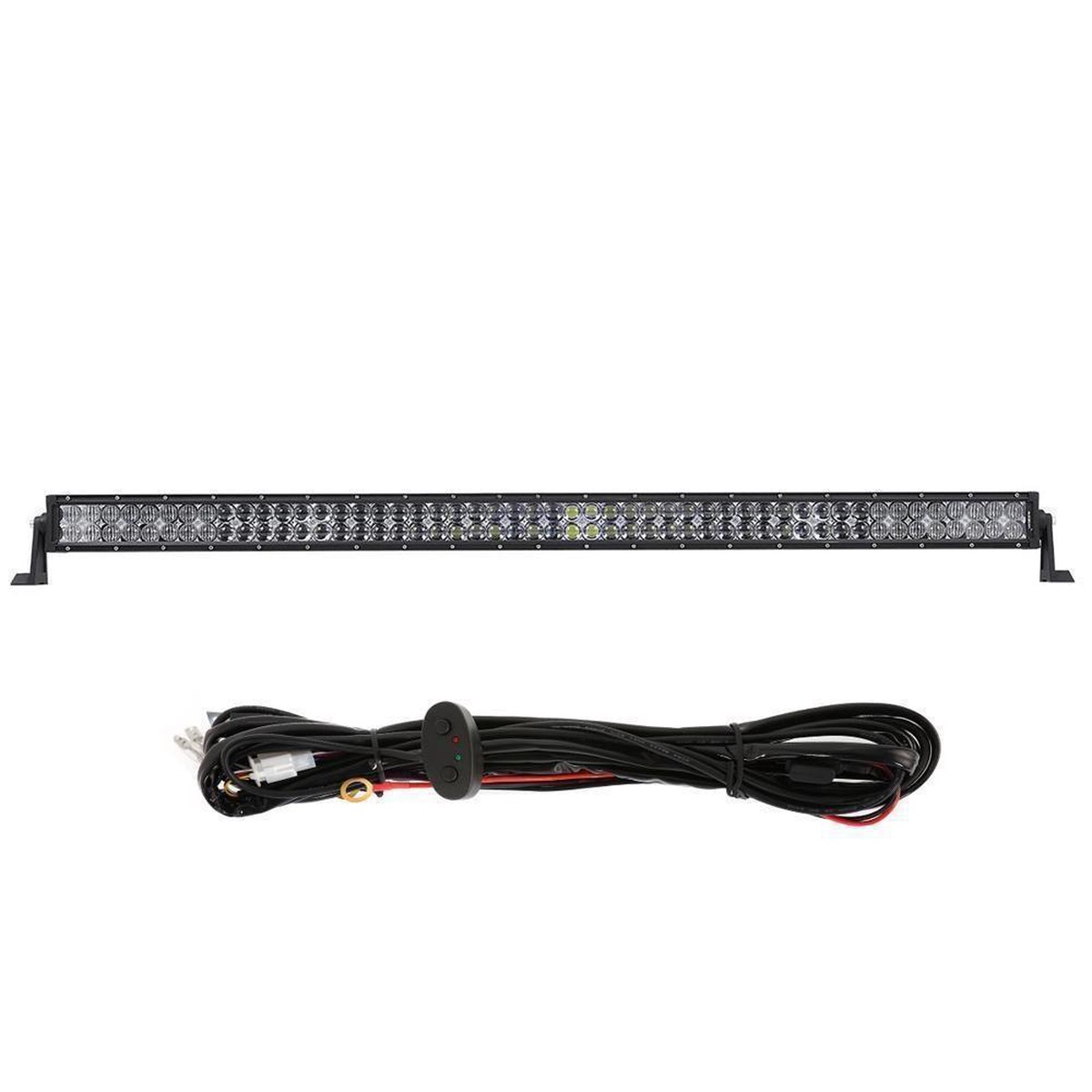 52 Inch 5D Series StraightCurved Combo Beam Double Row Led Light Bar For Suv Atv Utv Trucks Pickup Boat 52-300WStraight