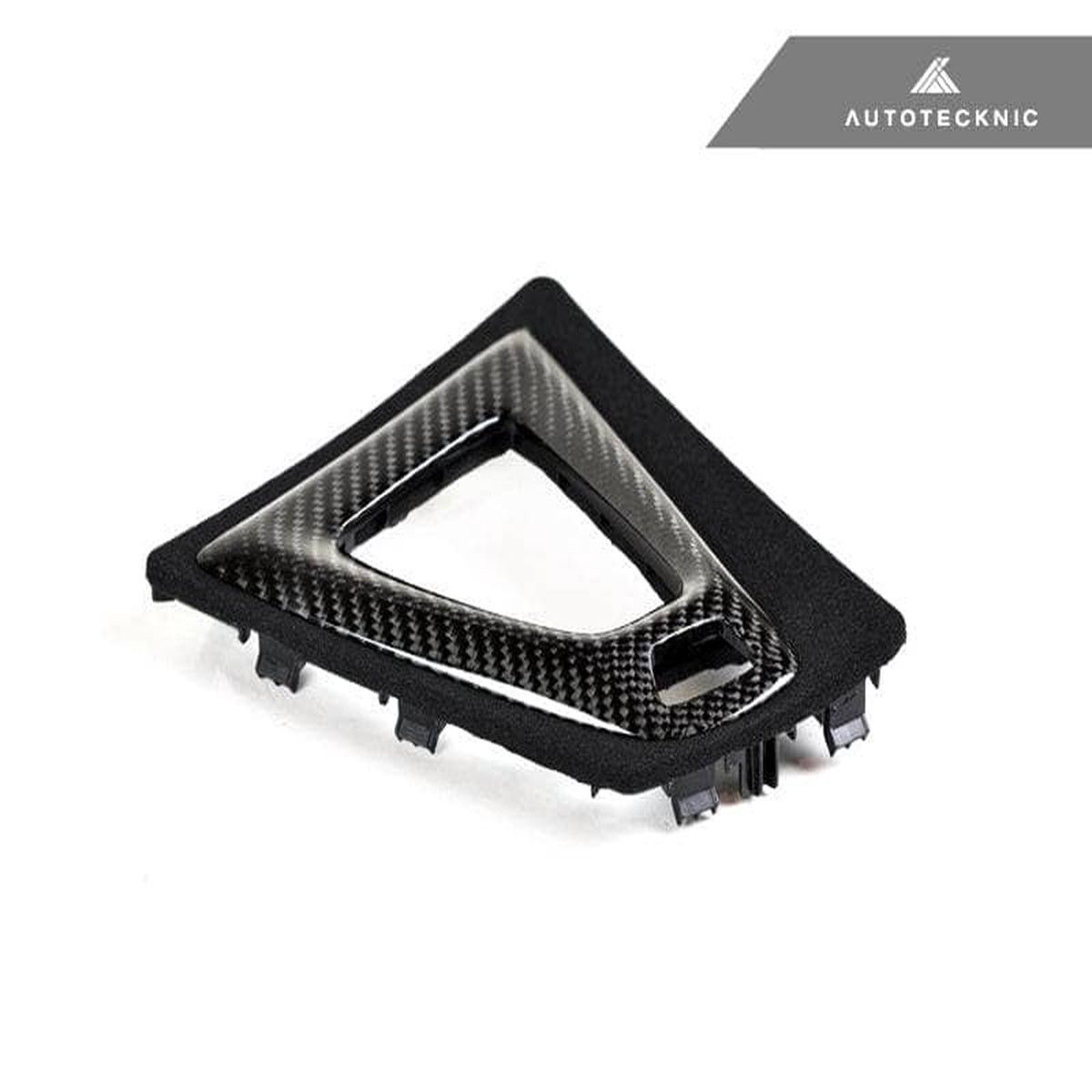 Autotecknic Carbon Alcantara Shift Console Trim - F80 M3 F82 F83 M4 GlossFinishM-Dct3KTwillWeave2