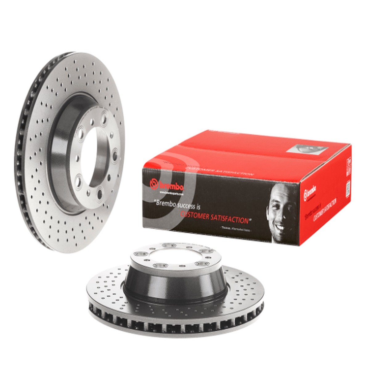 Brembo Oe 05-12 Porsche Boxster06-12 Cayman Rear Disc Brake Kit