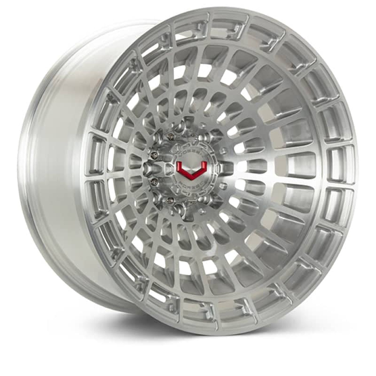 Vossen Lcx-04 20 5 – 6 7 – Et15 – Deep – 781 – Brushed Gloss Clear Wheel