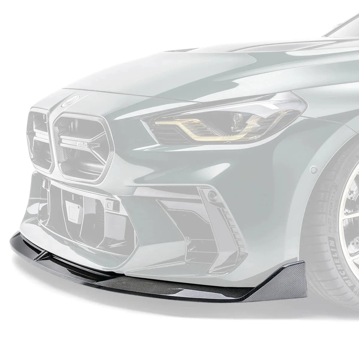 Bmw G87 M2 Carbon Fiber Front Lip (Adro Bumper) V2