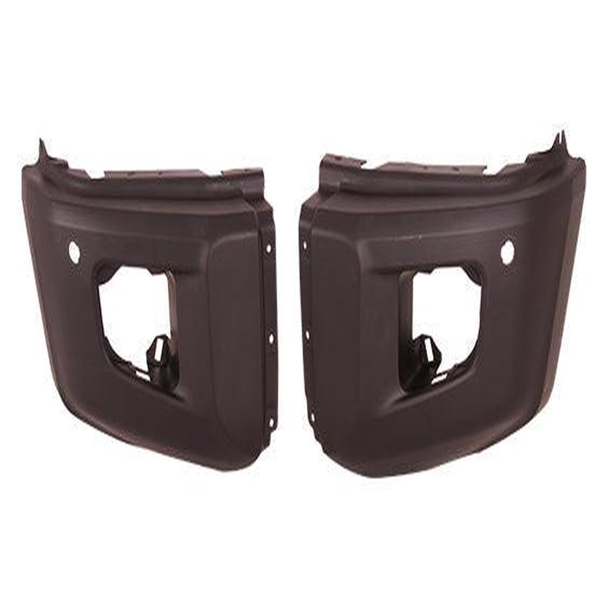 Bumper End Front Left Toyota Tundra 2014-2021 Matte-Dk Gray With Sensor Hole Platinum Model To1004183