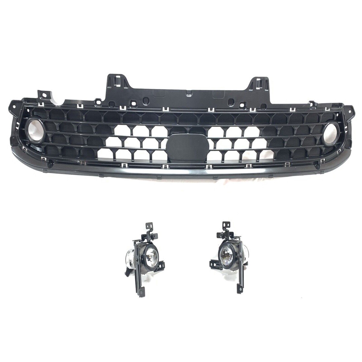 Grille Front Hyundai Kona 2022-2023 Dark Gray With Adaptive CruiseFog Lamps Hy1036164 – Hunt Parts