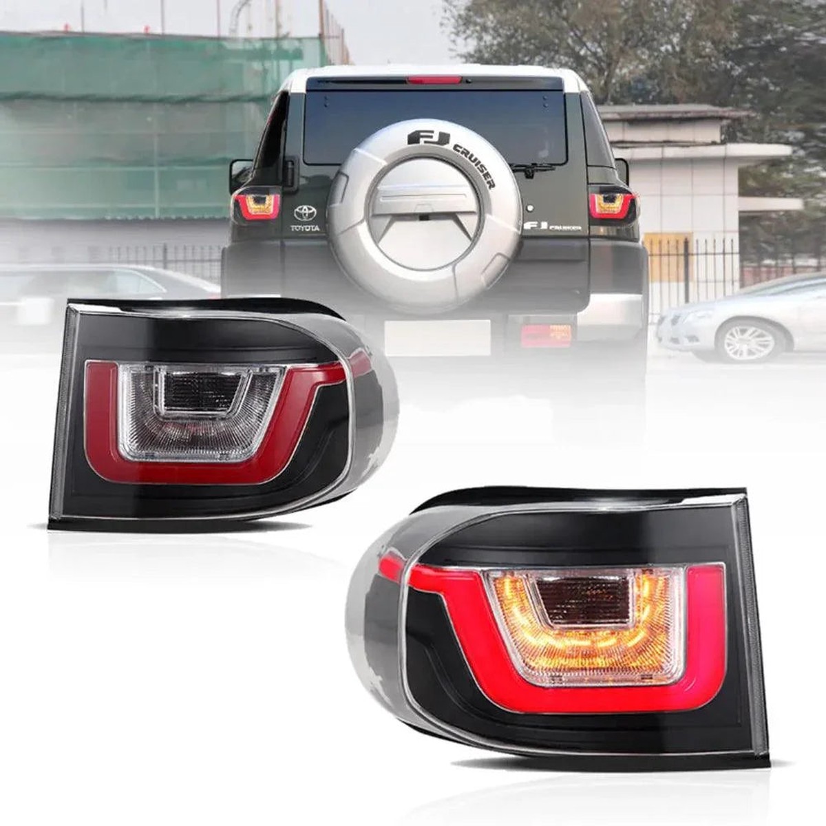 Led Ii Tail Lights Assembly For 2007-2014 Toyota Fj Cruiser (Xj10)