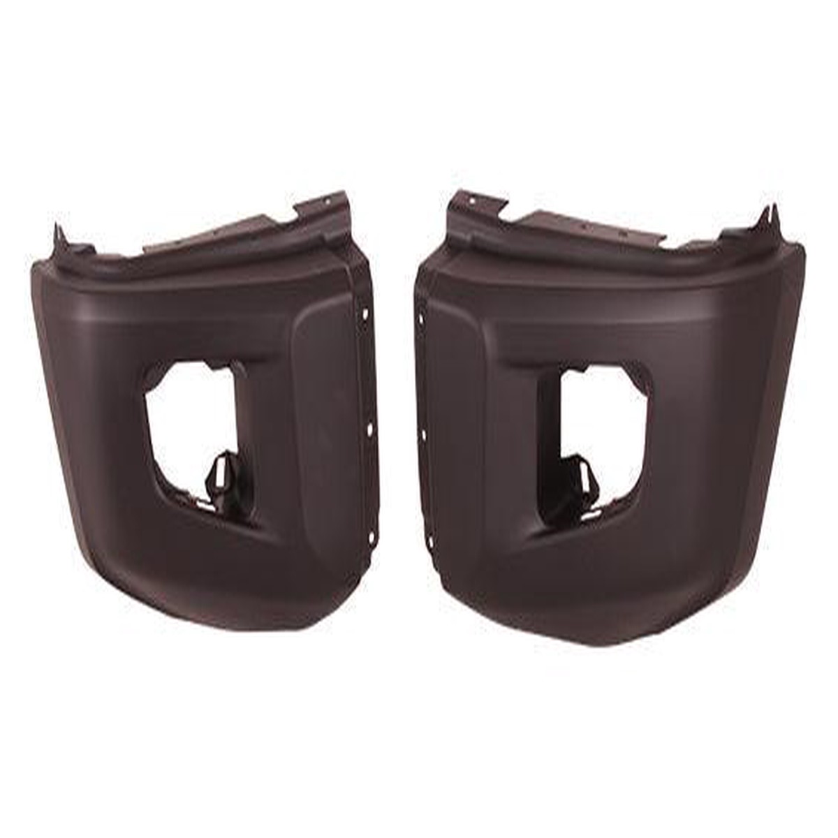 Bumper End Front Toyota Tundra 2014-2021 Matte-Dk Gray Without Sensor Hole Sr Model Capa To1004182C
