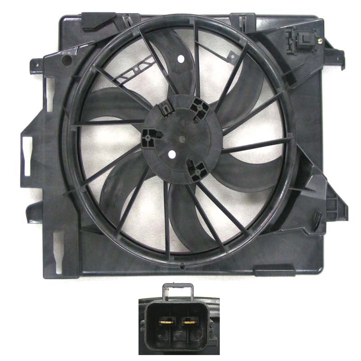 Cooling Fan Assembly Chrysler Town Country 2008-2016 Ch3115157U - Hunt Parts