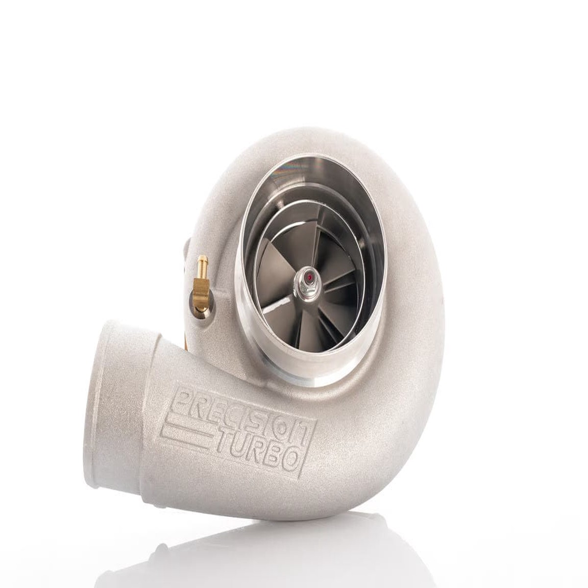 Precision Turbo Engine Cast Pt7675 Jb Hp Cc W T4 Divided InletV-Band Discharge 115 AR T4-Open4Bolt1200Hp