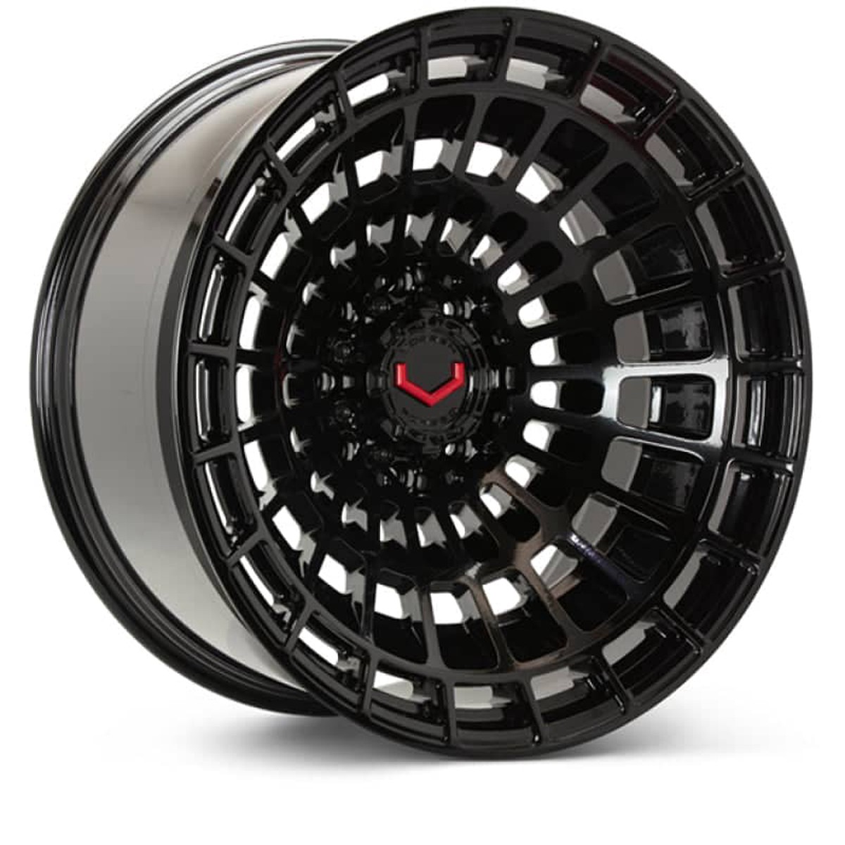 Vossen Lcx-04 22 5 – 6 Et30 – Deep – 871 – Gloss Black Wheel