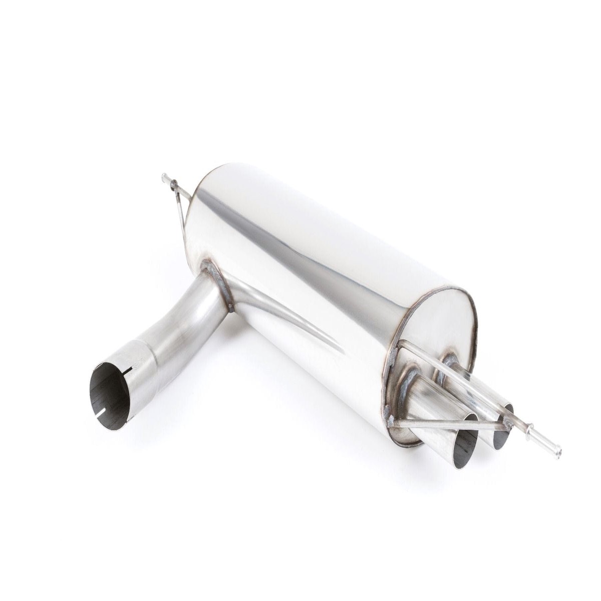 Milltek F20 125I B48 Valved Rear Silencer W Gt-80 Trims Polished