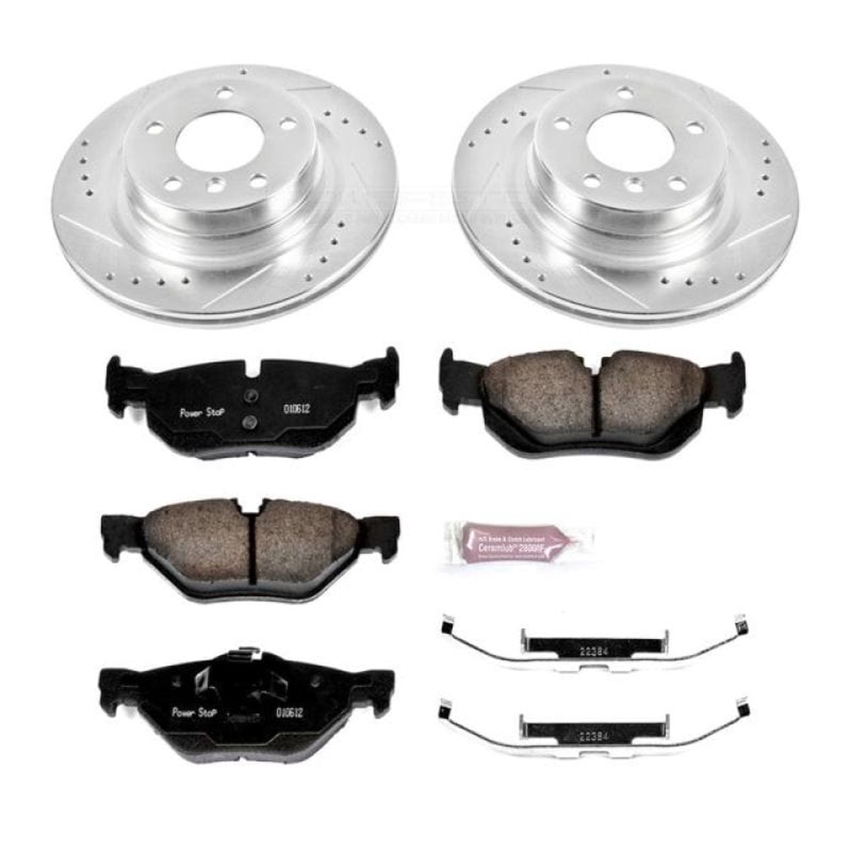 Power Stop 11-13 Bmw 328I Rear Z23 Evolution Sport Brake Kit