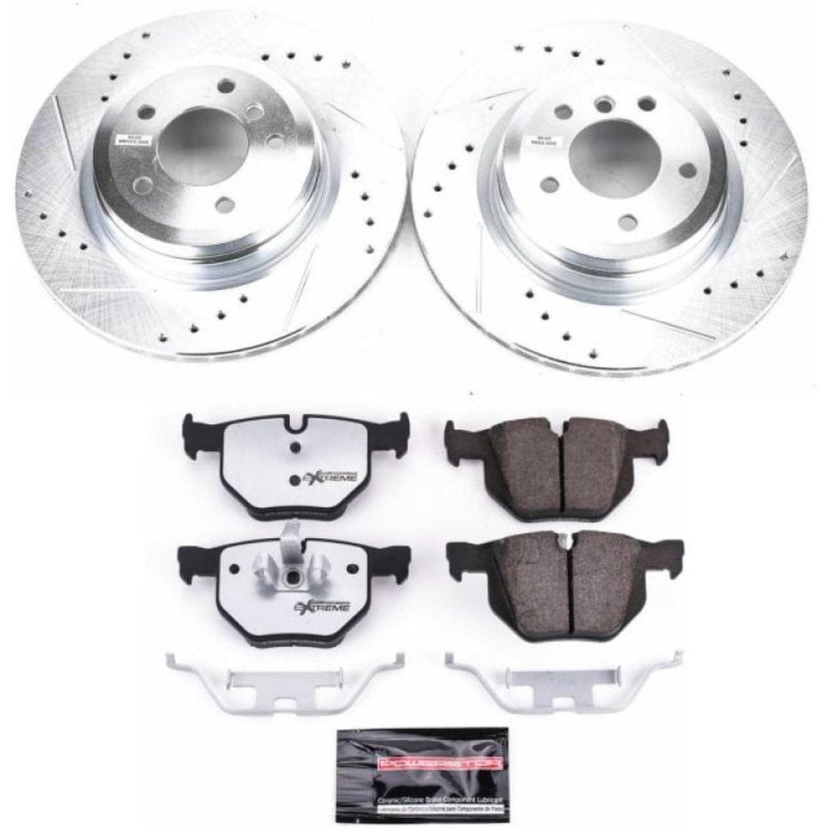 Power Stop 11-13 Bmw 335I Rear Z26 Street Warrior Brake Kit