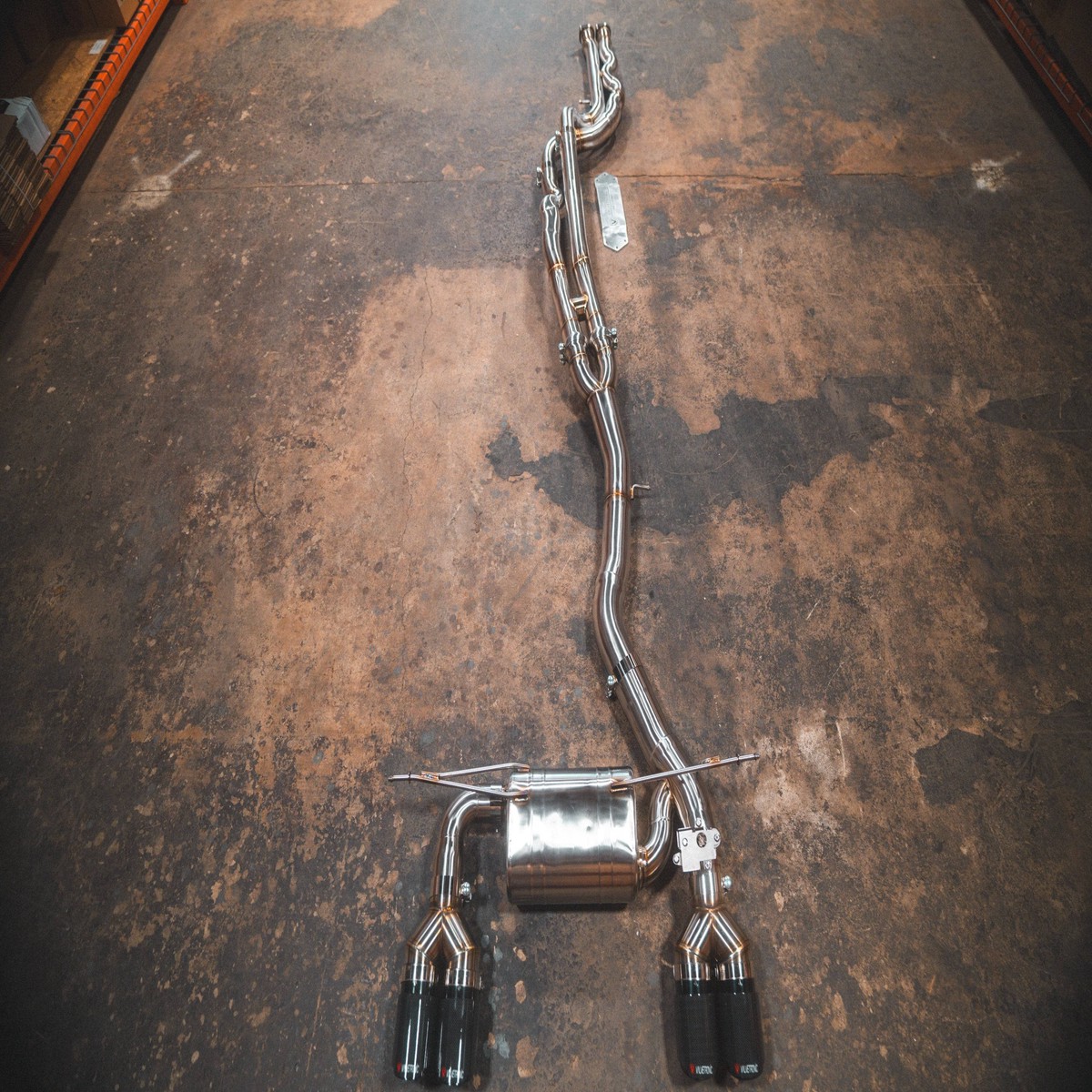 Bmw F8X M3 M4 Equal Length Valved Sport Exhaust System StainlessSteel4BrushedSteel35Outlet