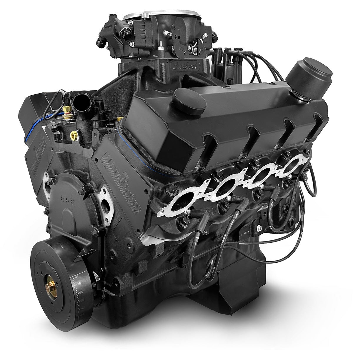 Blueprint Motorsports Gm Big Block Compatible 632 CI Pro Series Engine - 815 Horsepower - Blackout Reaper Edition Base Dressed - Fuel Injected