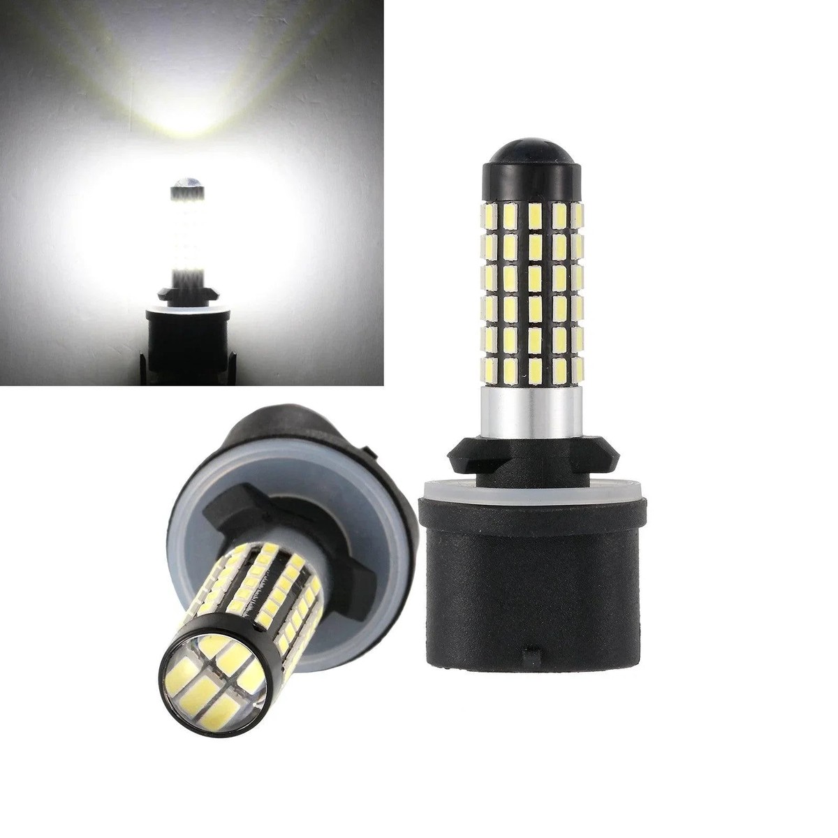 (2PcsSet) 880 881 2000Lm 360With Projector Cool White Led Fog Light BulbsDrl CoolWhite880899890893